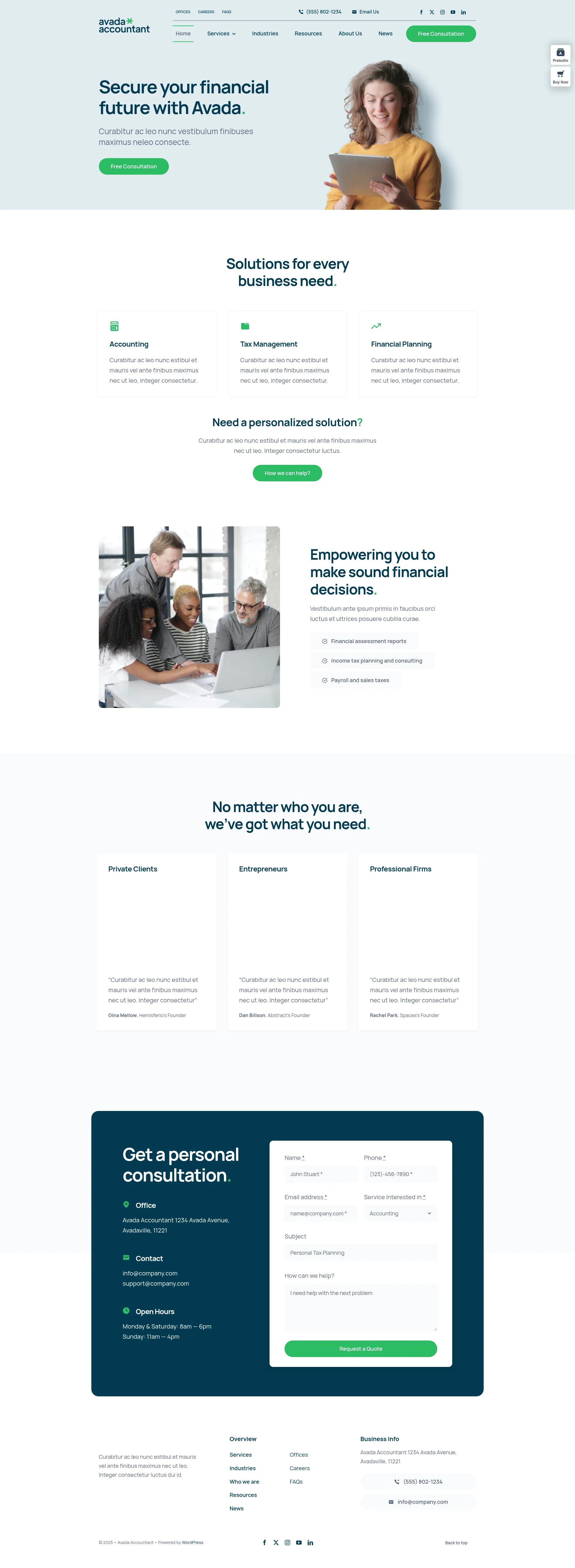 Professional Tax & Accounting Preview