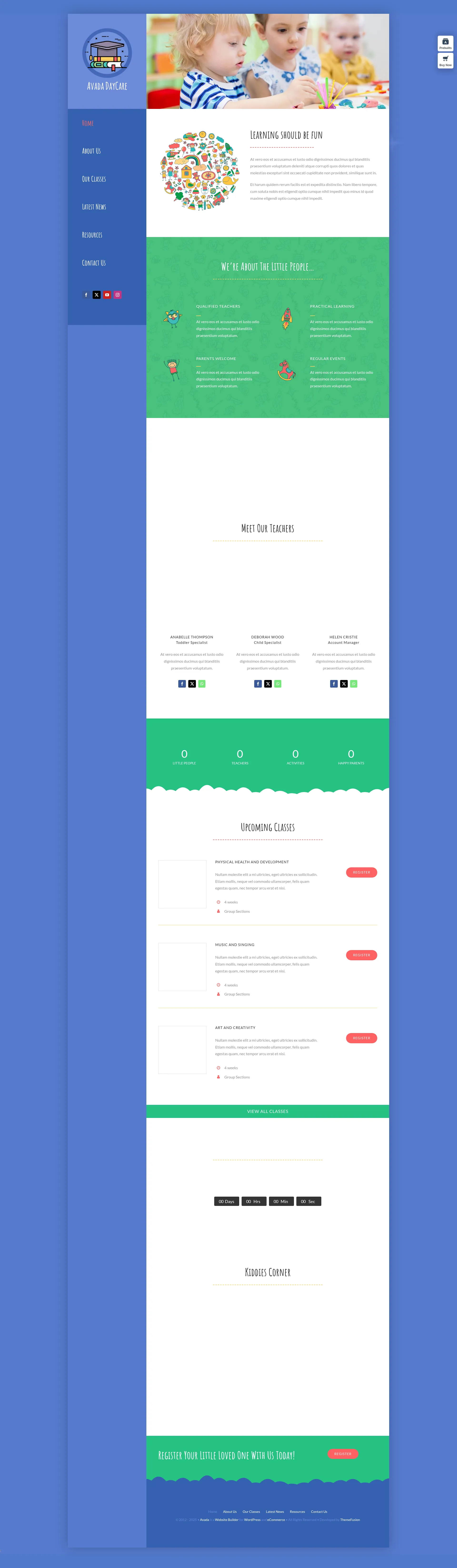 TeachStyle Daycare Preview