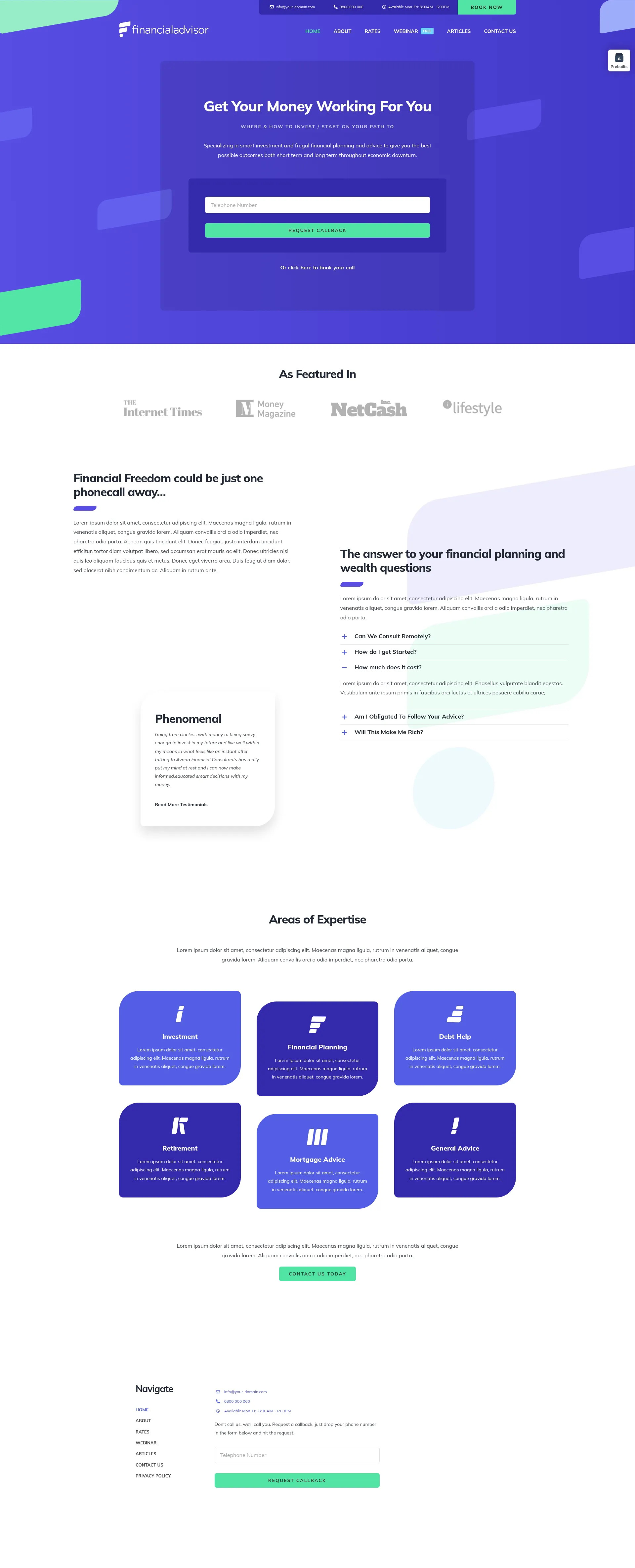 Financial Advisory & Planning Preview