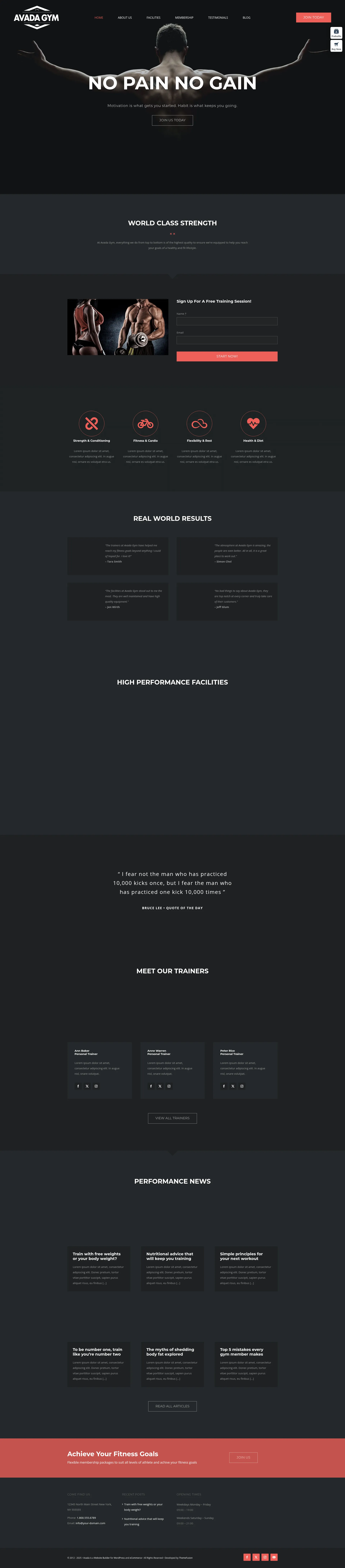 Peak Performance Gym Preview