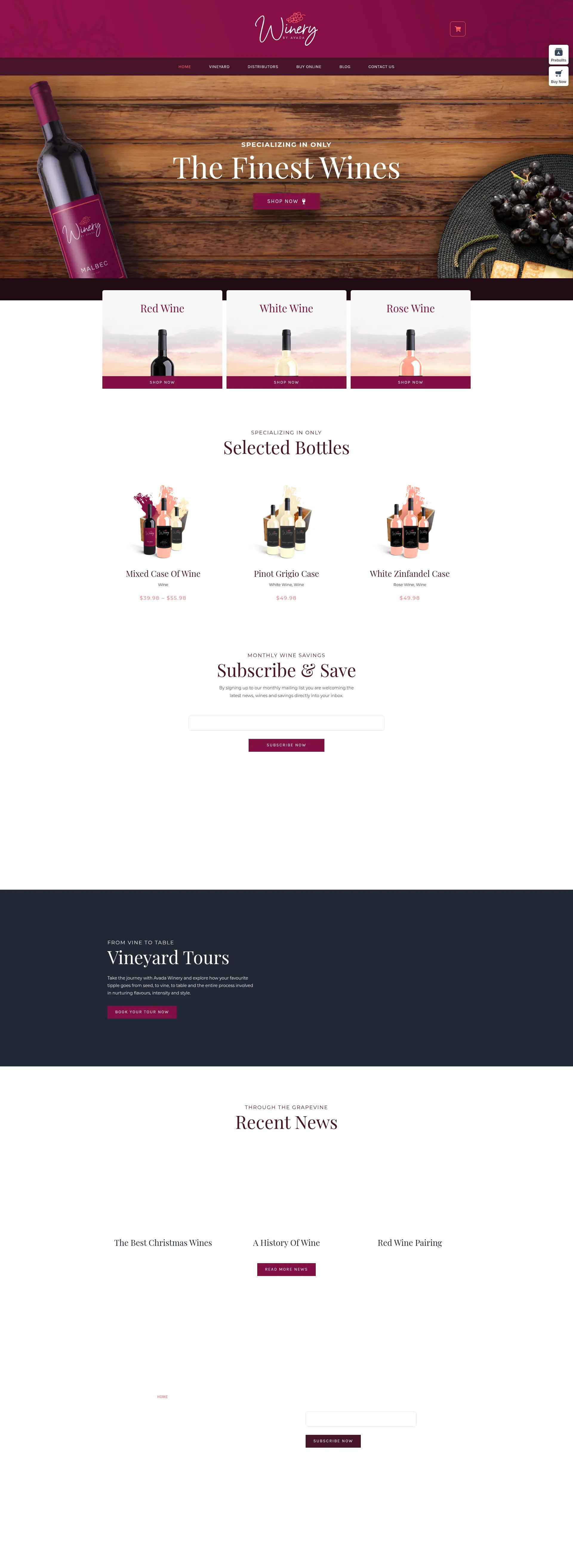 StoreVibe Winery Preview