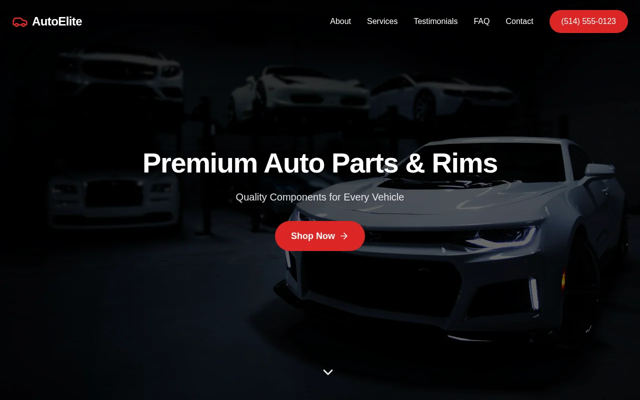 AutoElite Parts Preview