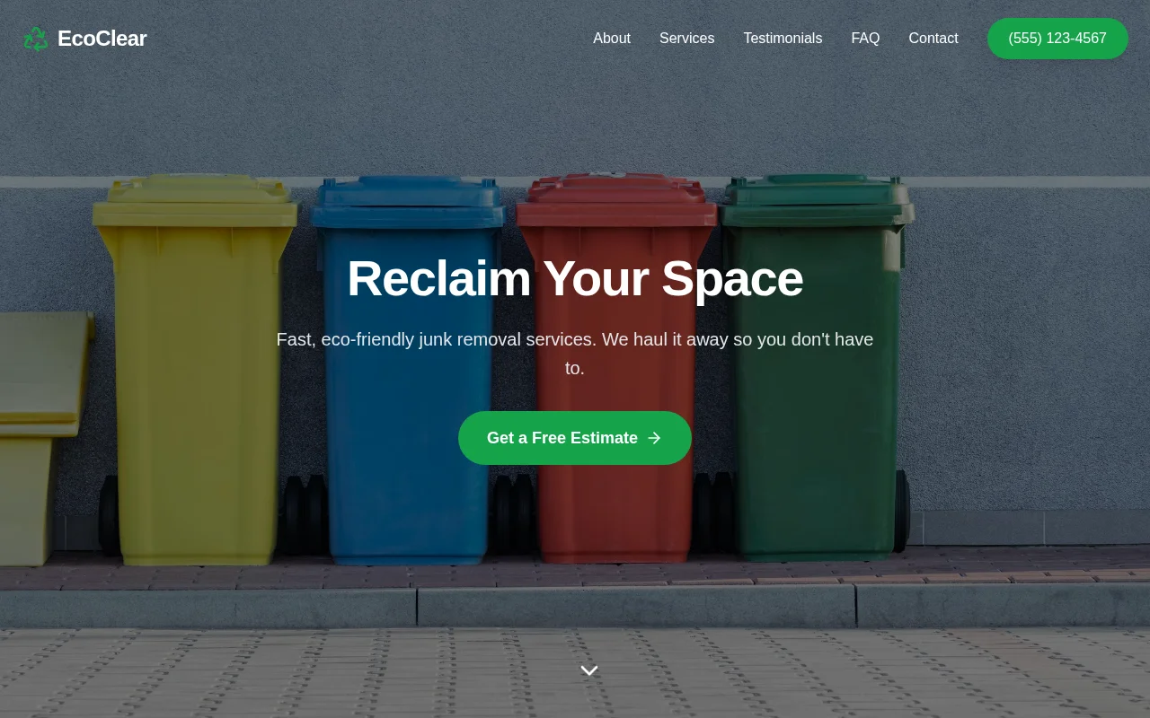 EcoClear Junk Removal Preview
