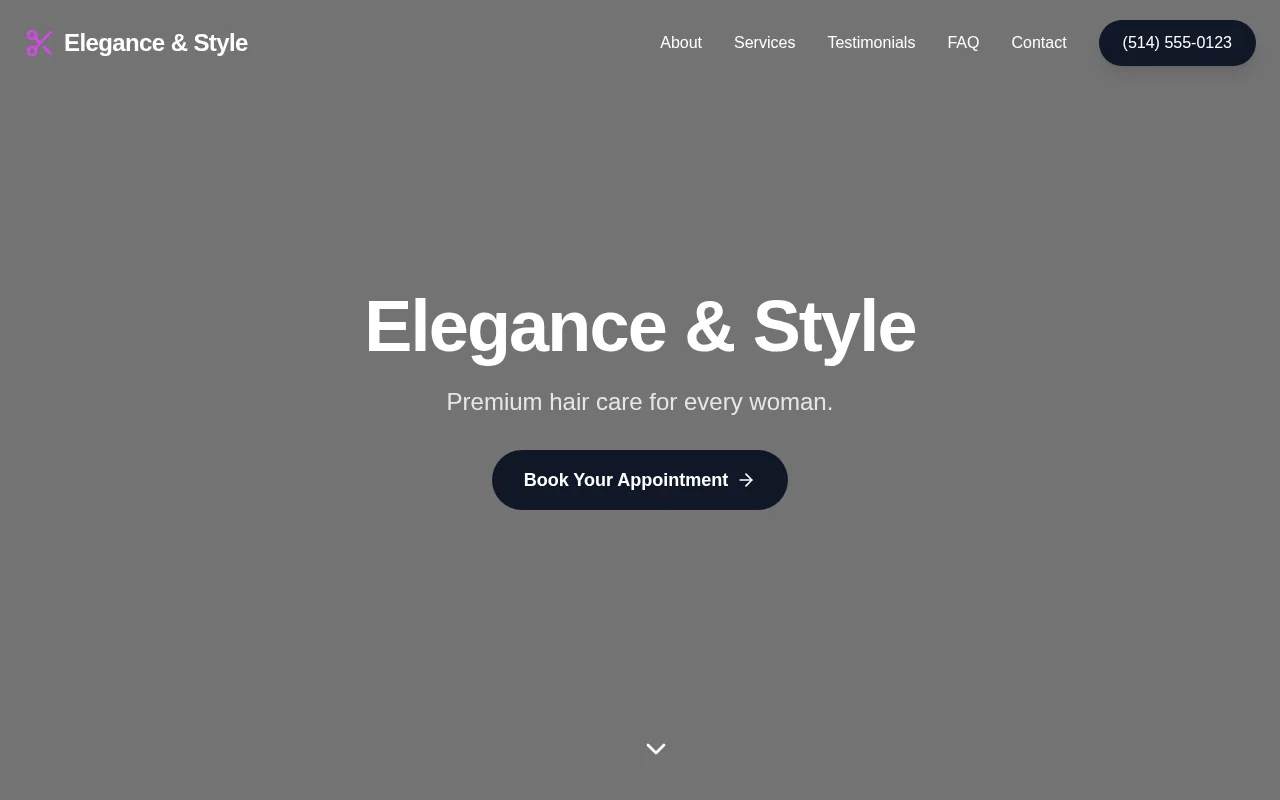 Hair Salon & Styling Preview