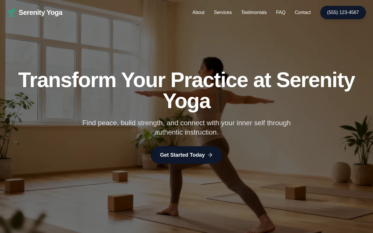 Serenity Yoga Preview