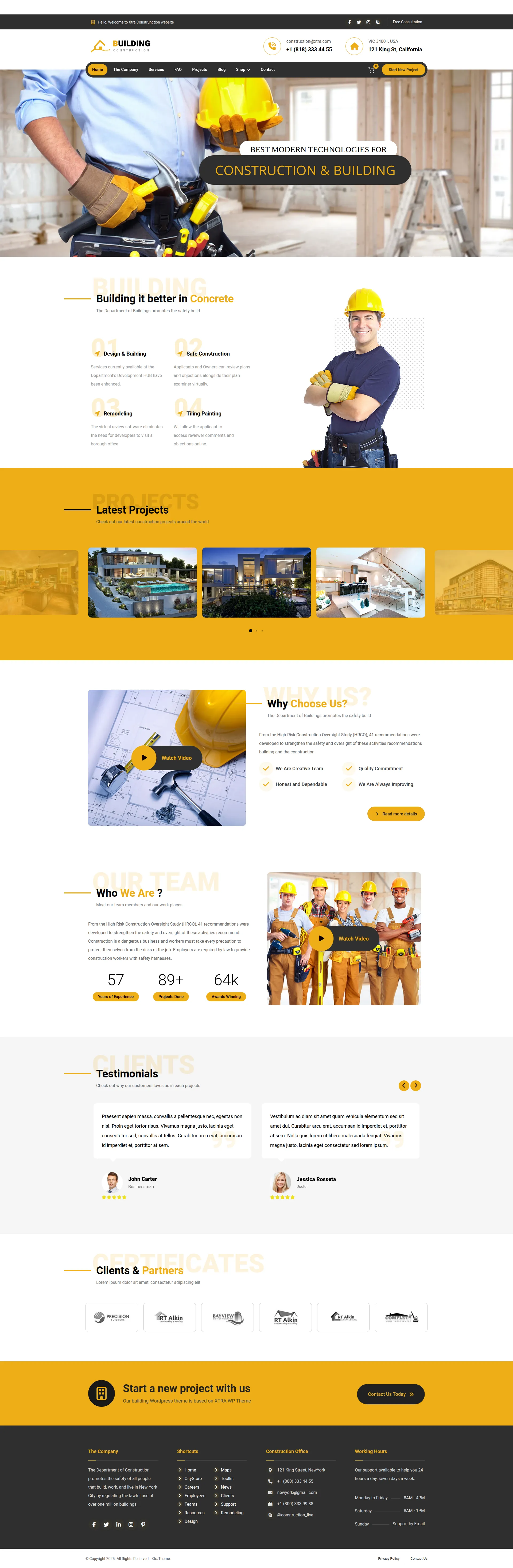 Building & Construction Company Preview
