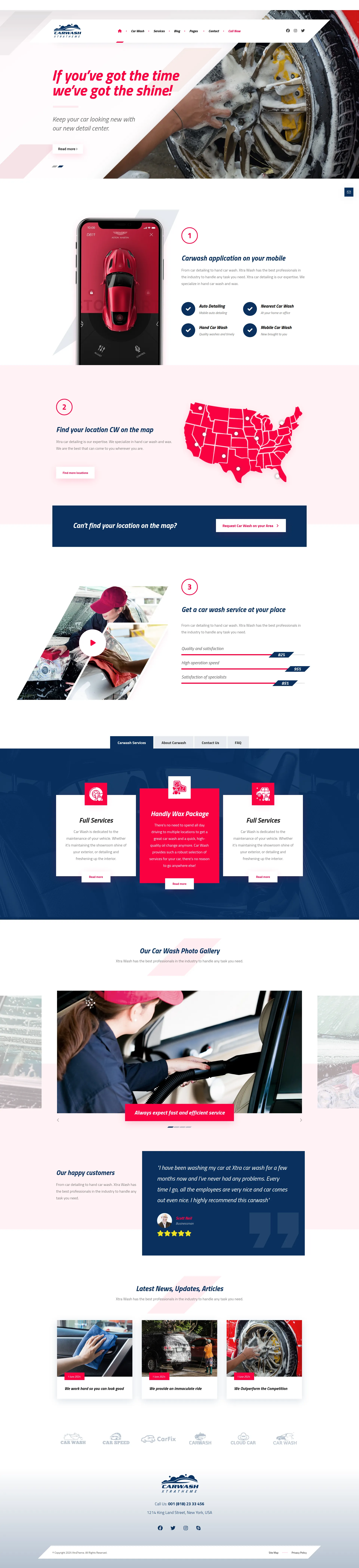 Professional Car Wash & Detailing Preview