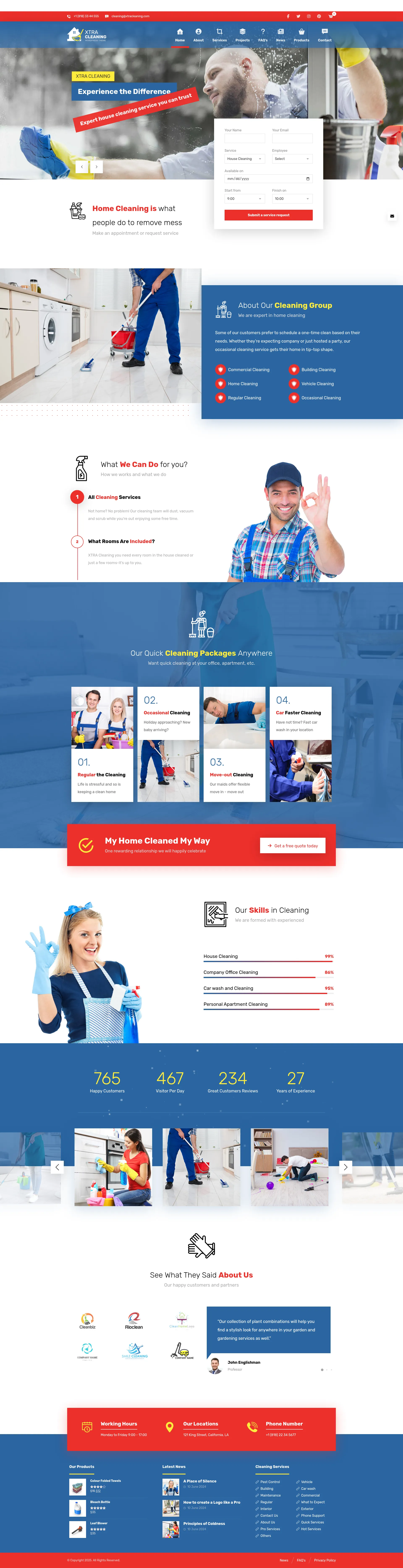 Professional Cleaning Services Pro Preview