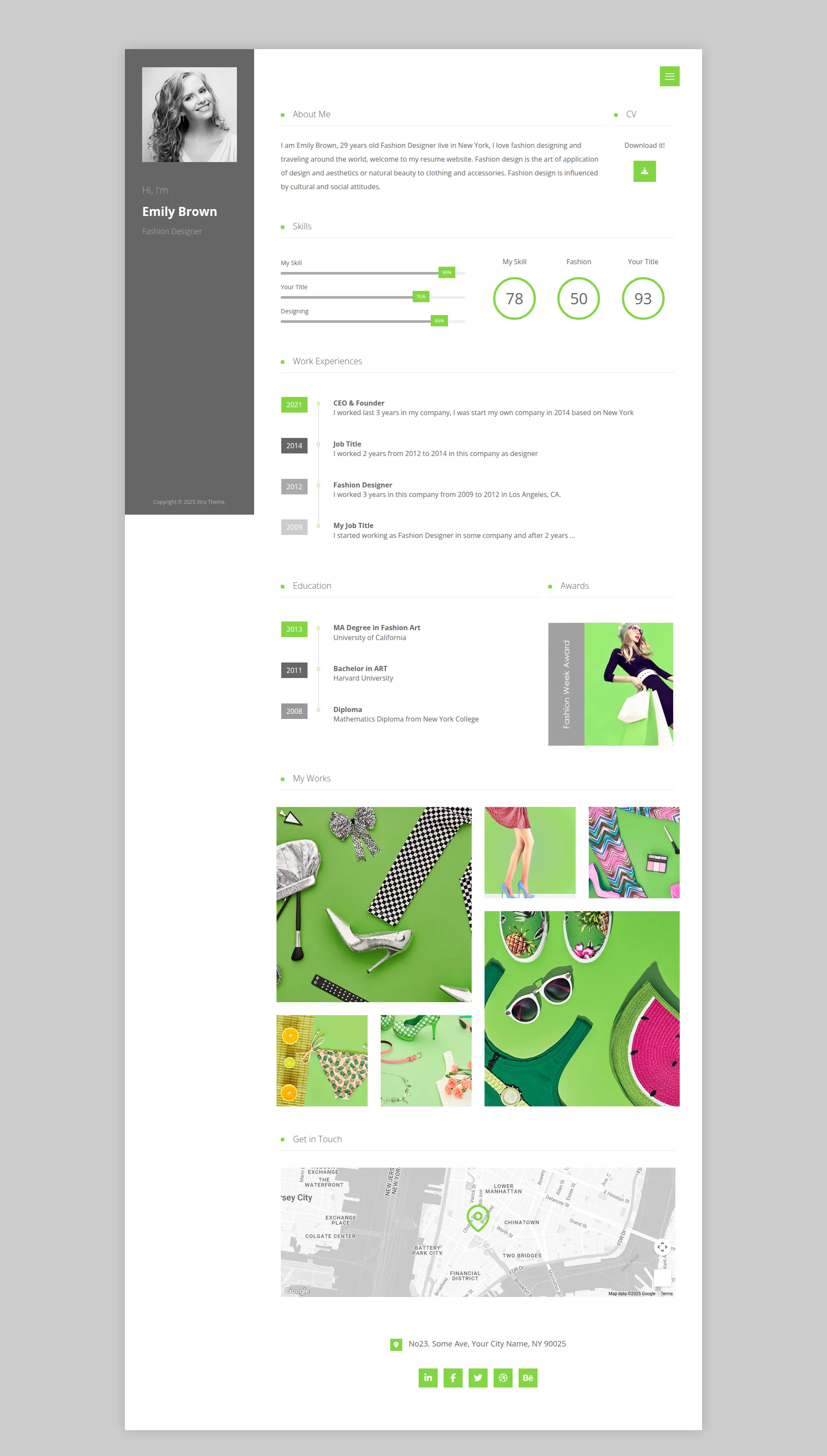 Professional CV & Resume Preview