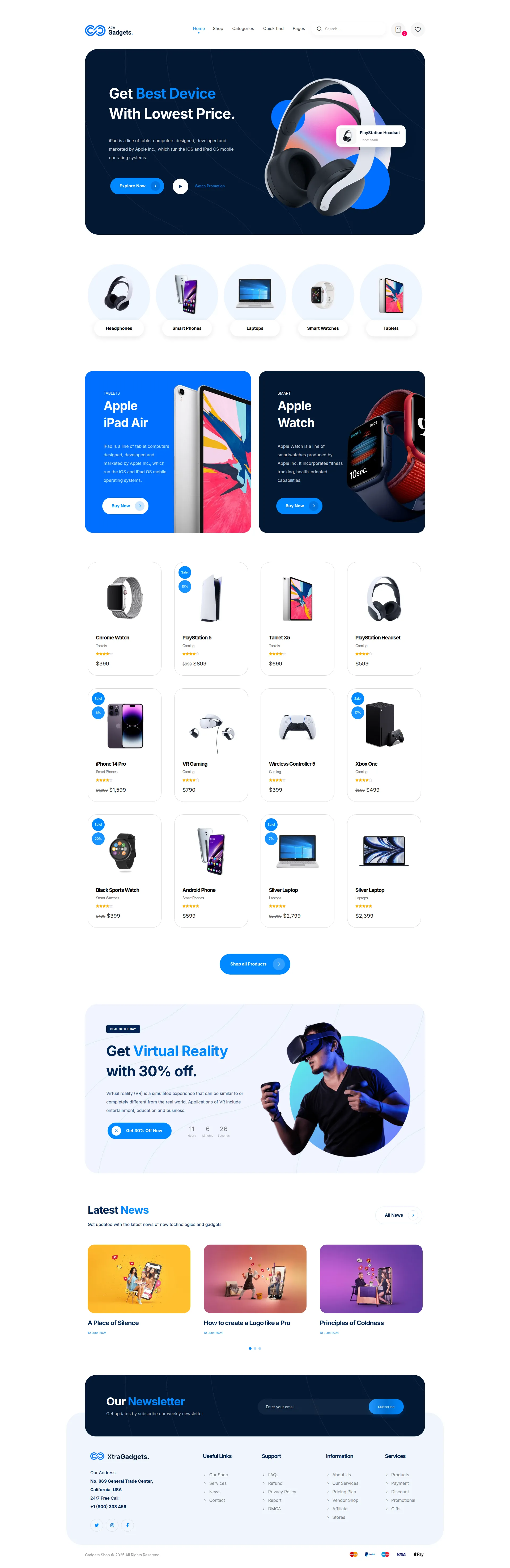 Electronics & Gadgets Store Preview