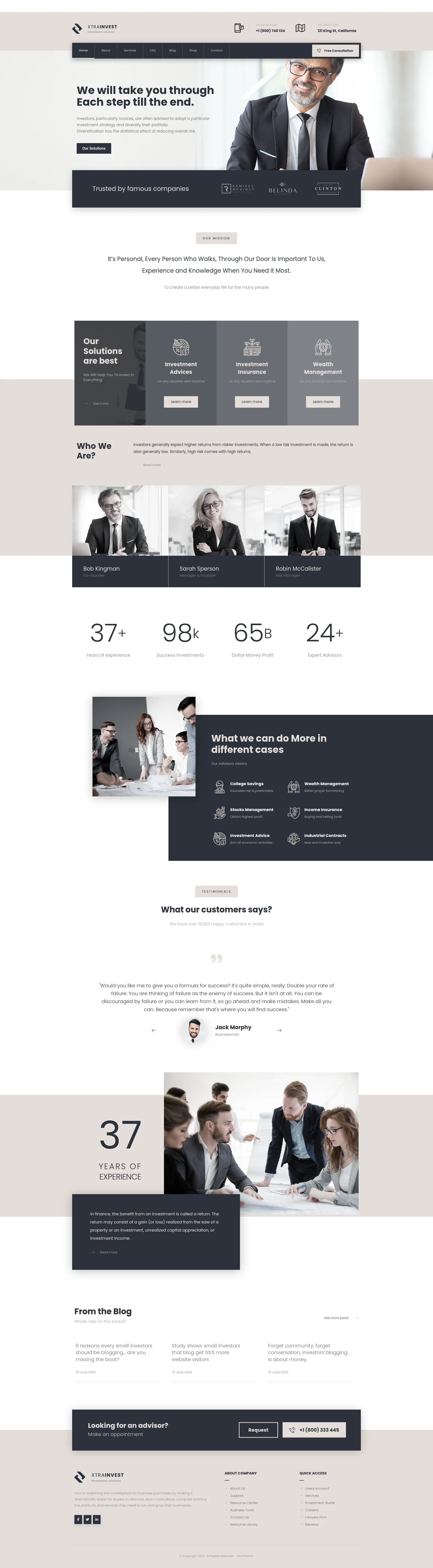 Investment & Wealth Management Preview