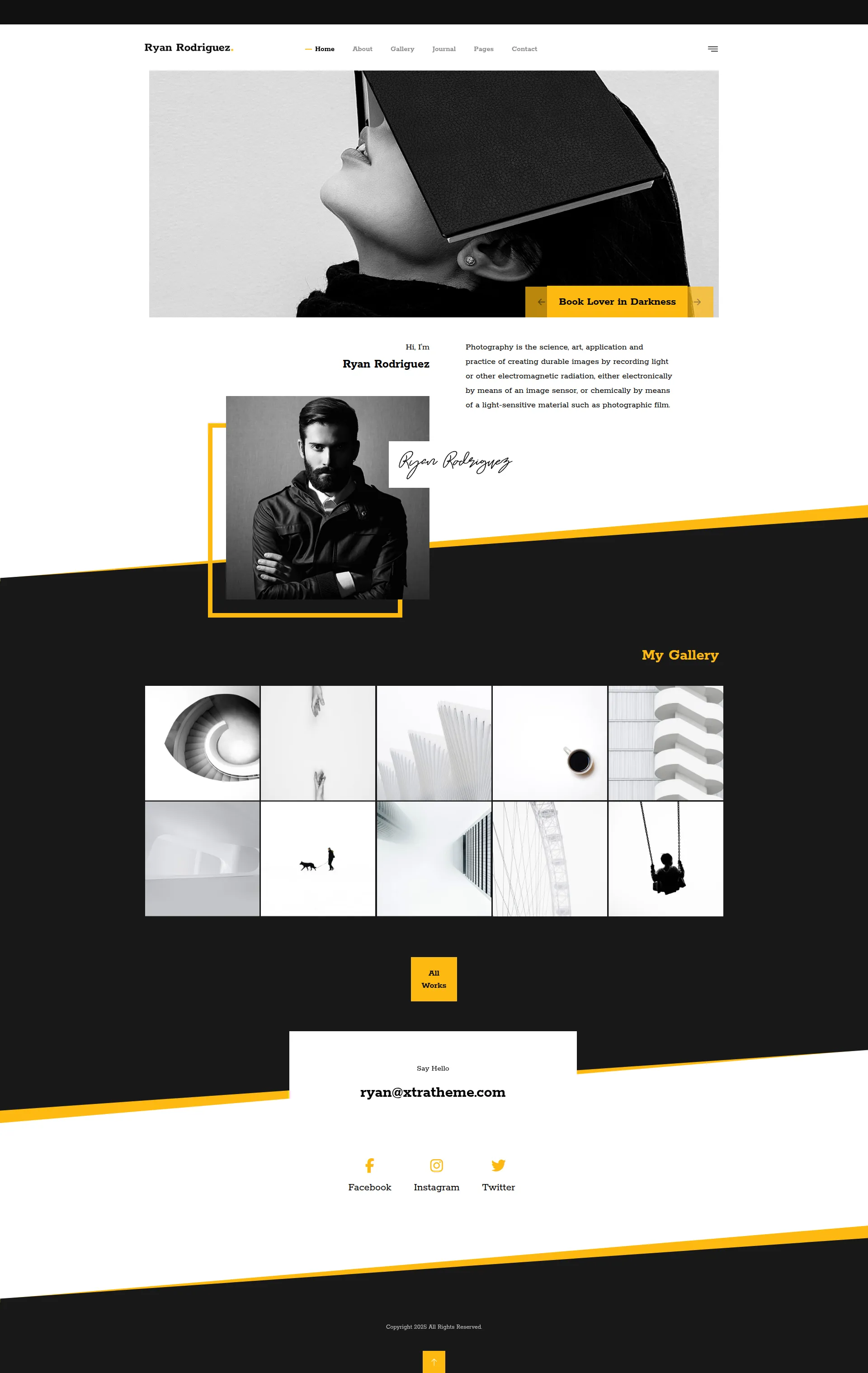 Professional Photographer Portfolio Preview