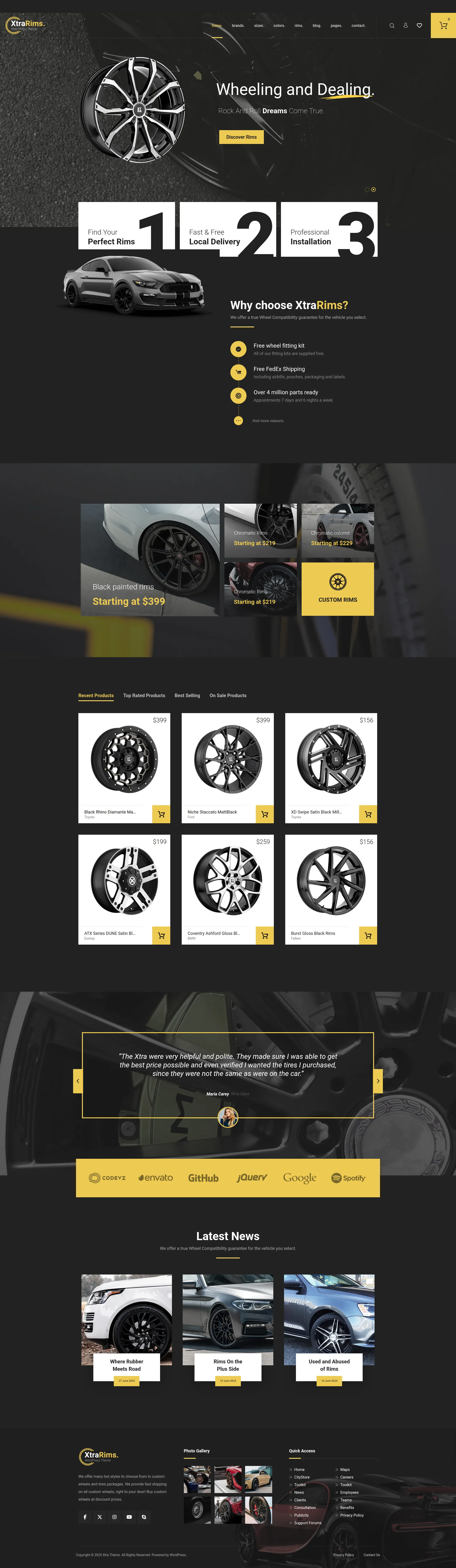 Car Rims & Wheels Shop Preview
