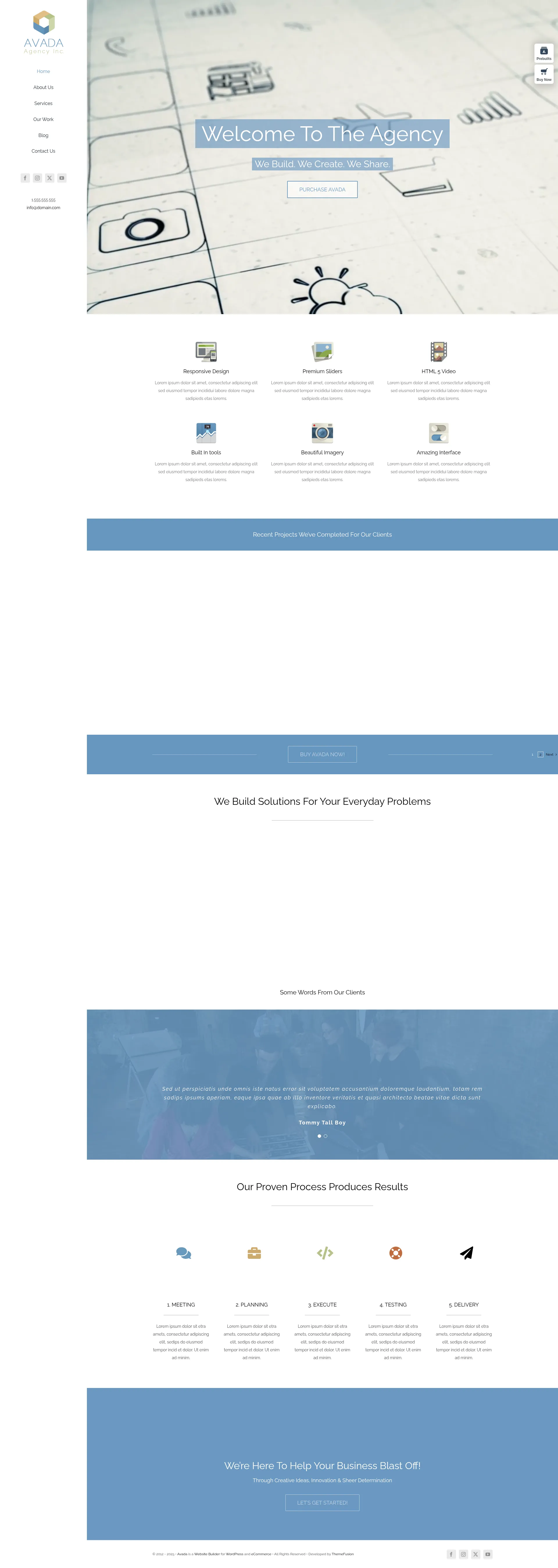 Avada Agency Preview