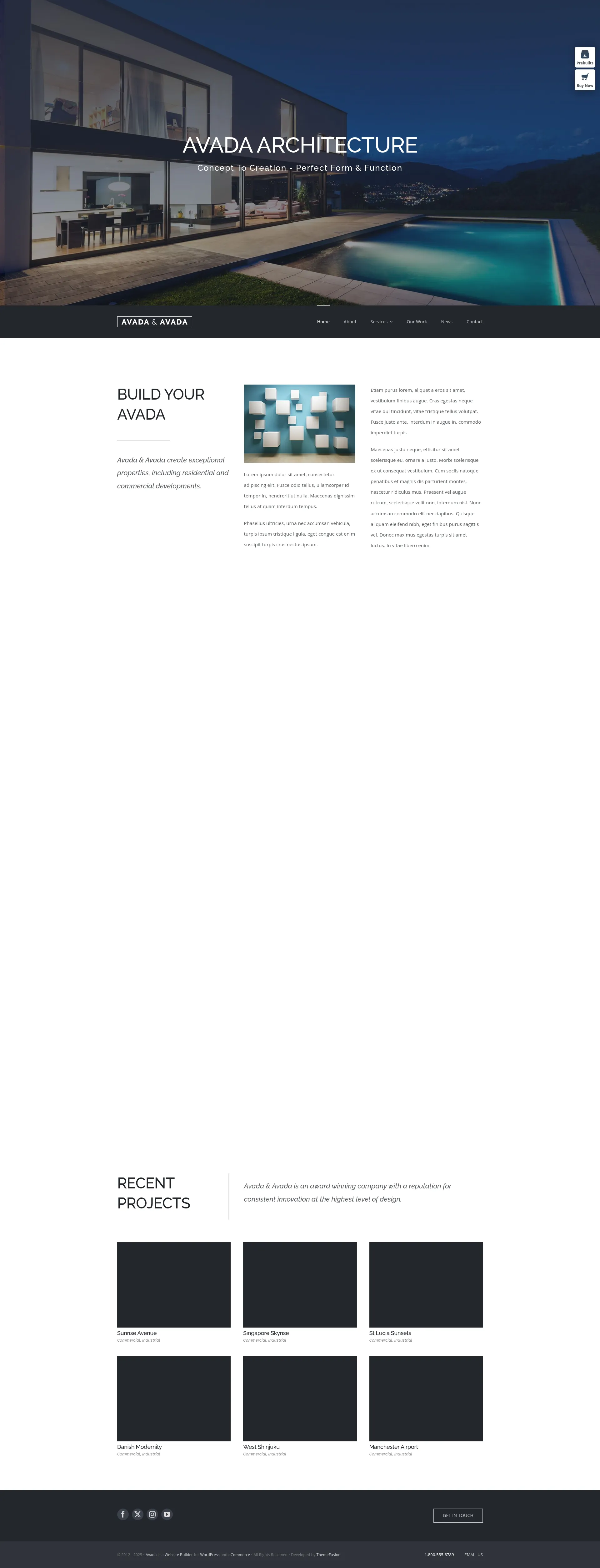 Avada Architecture Preview