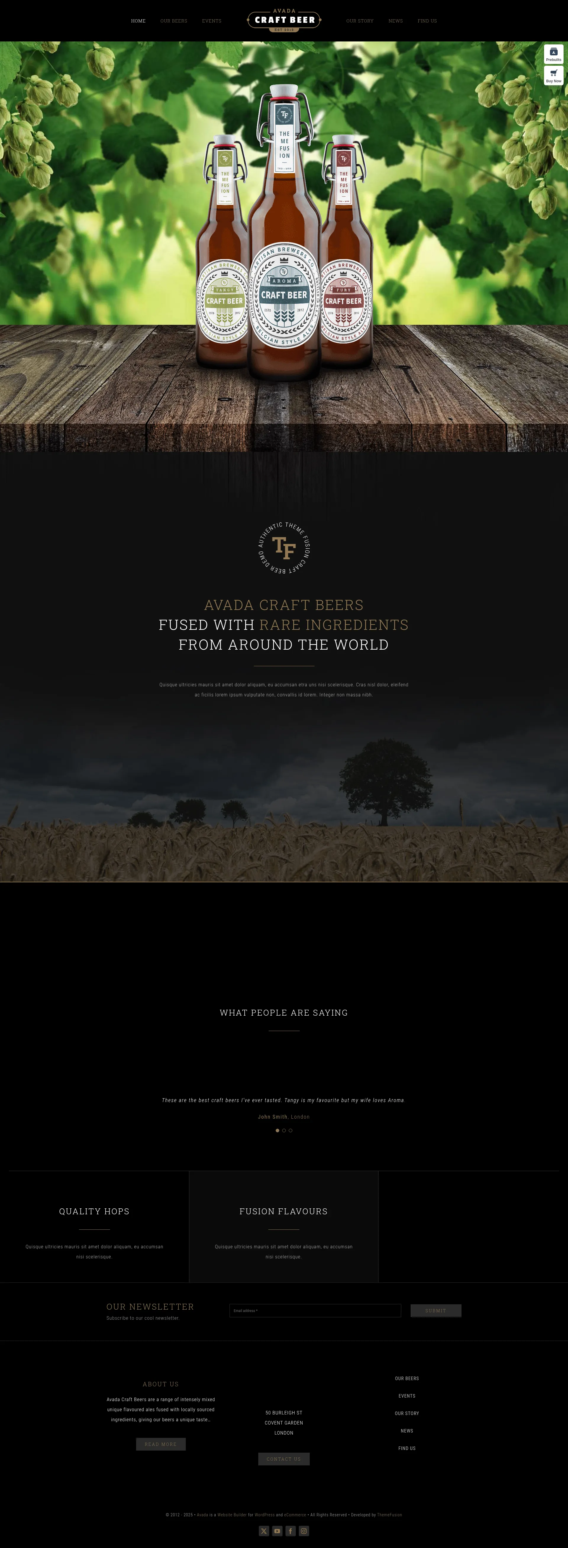 Avada Beer Preview