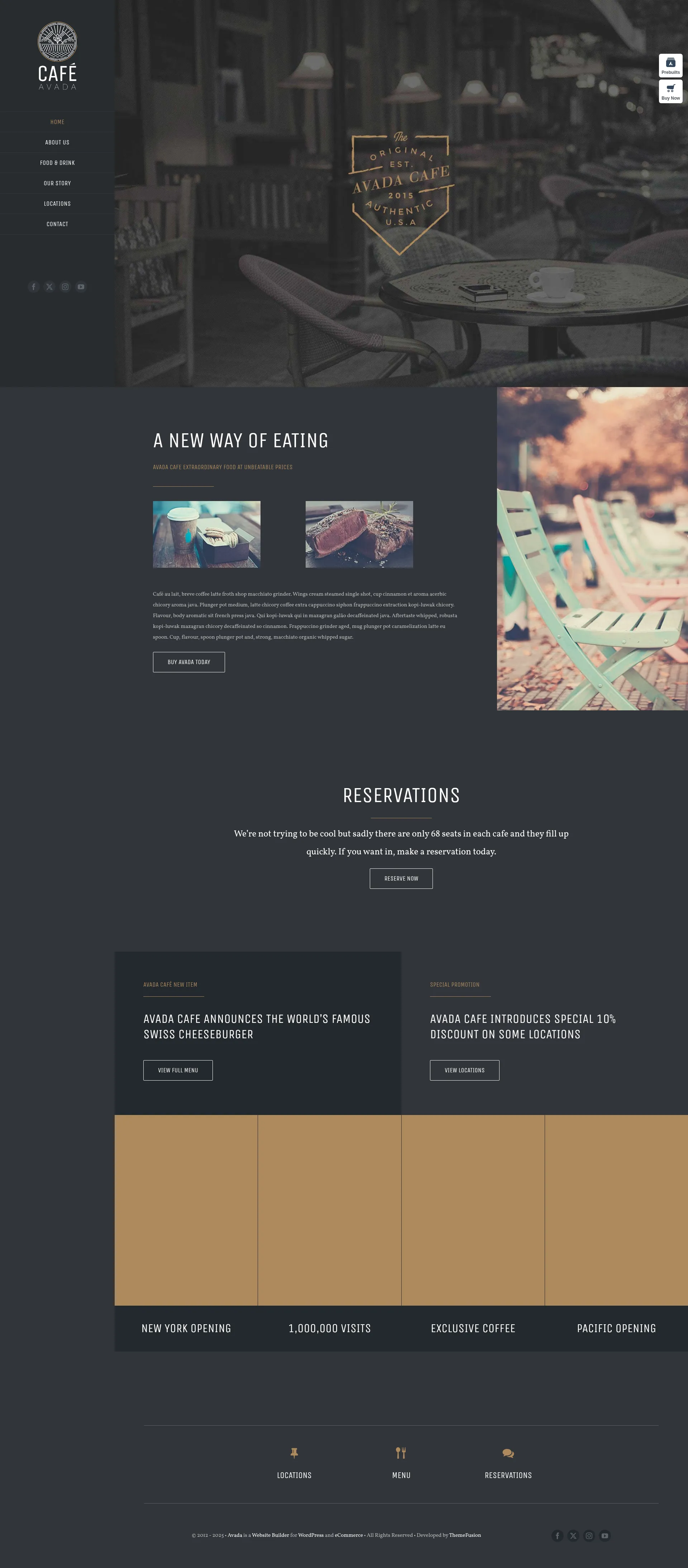 Avada Cafe Preview