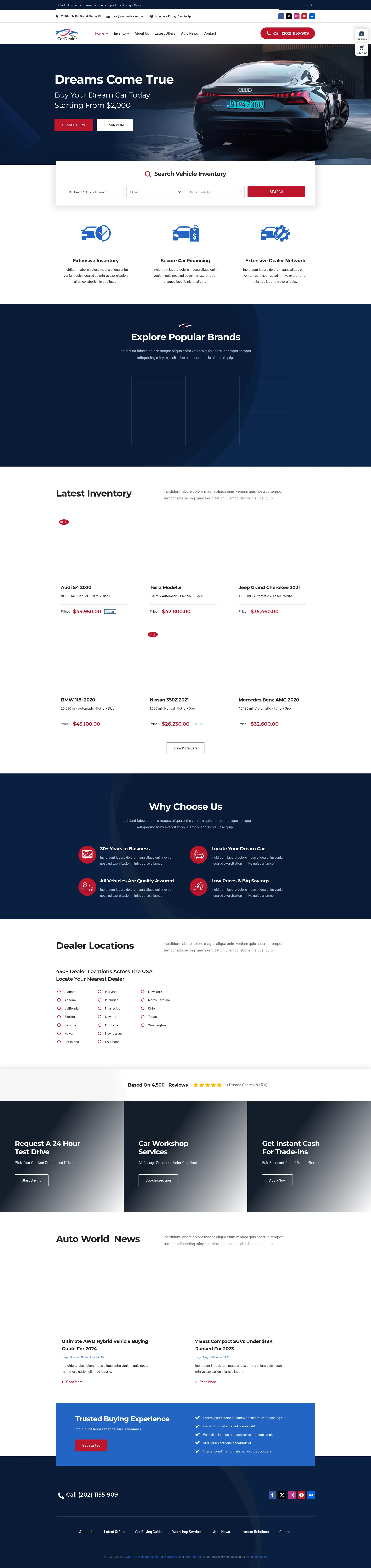 Car Dealership & Auto Sales Preview