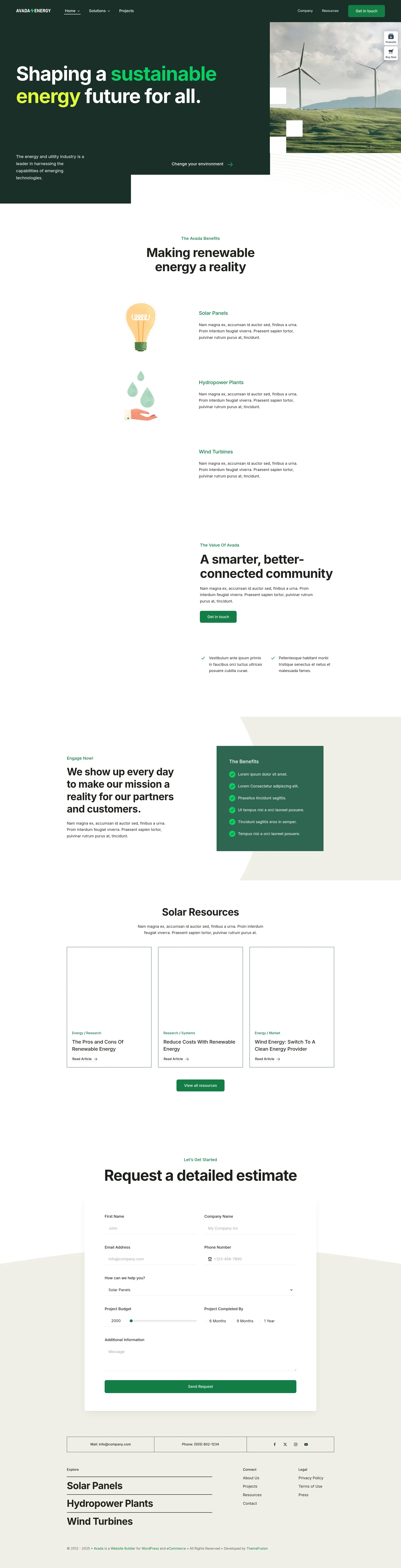 Avada Energy Preview