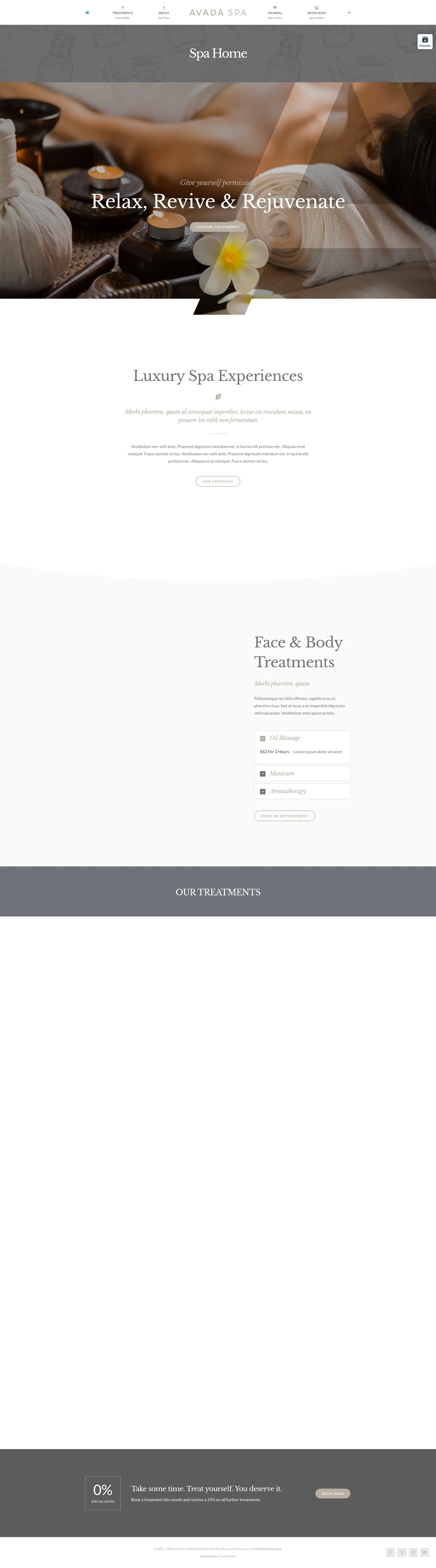 Avada Spa Preview