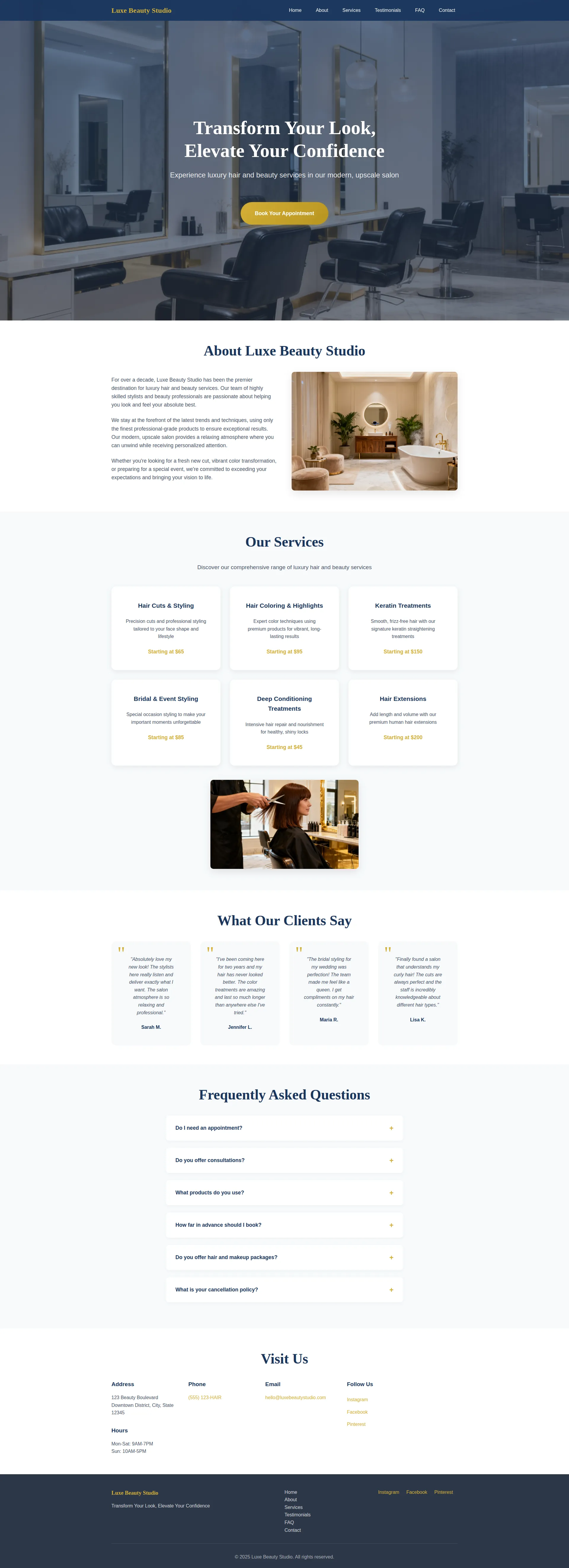 Luxury Beauty Salon Preview