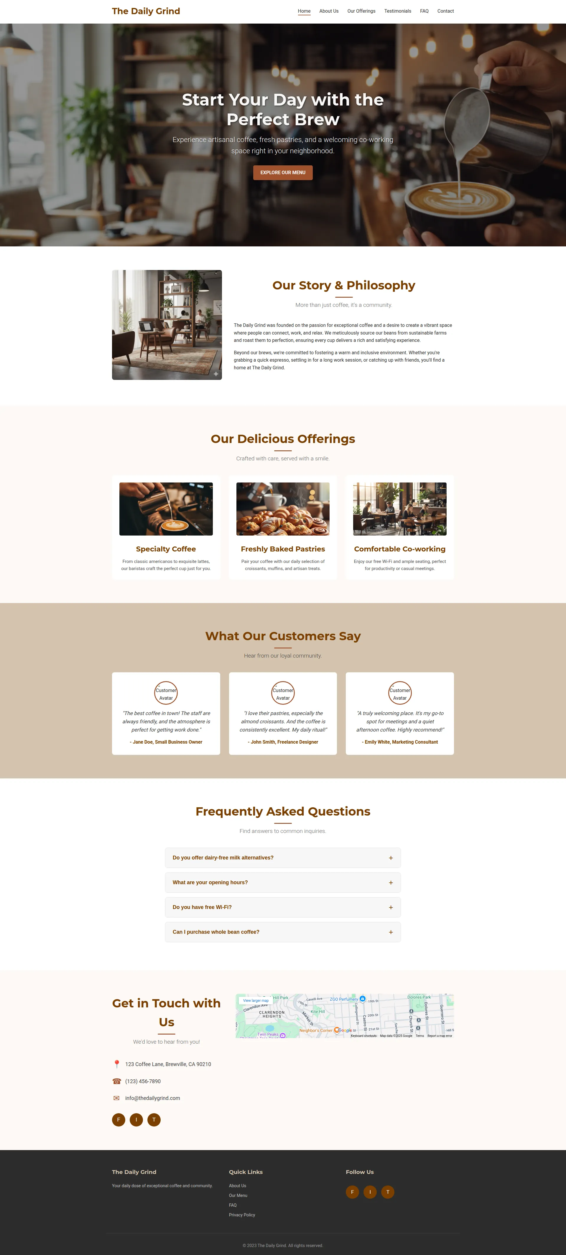 The Daily Grind Café Preview