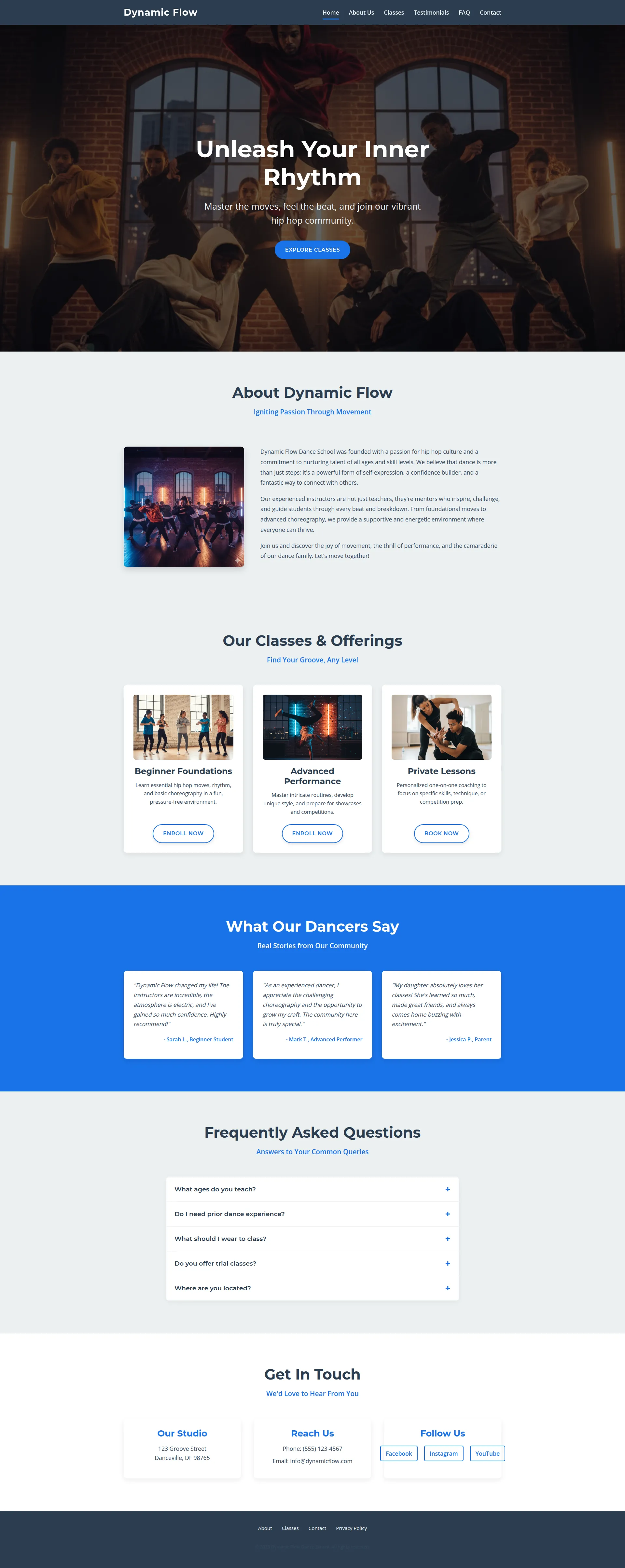 Rhythm & Motion Dance Academy Preview