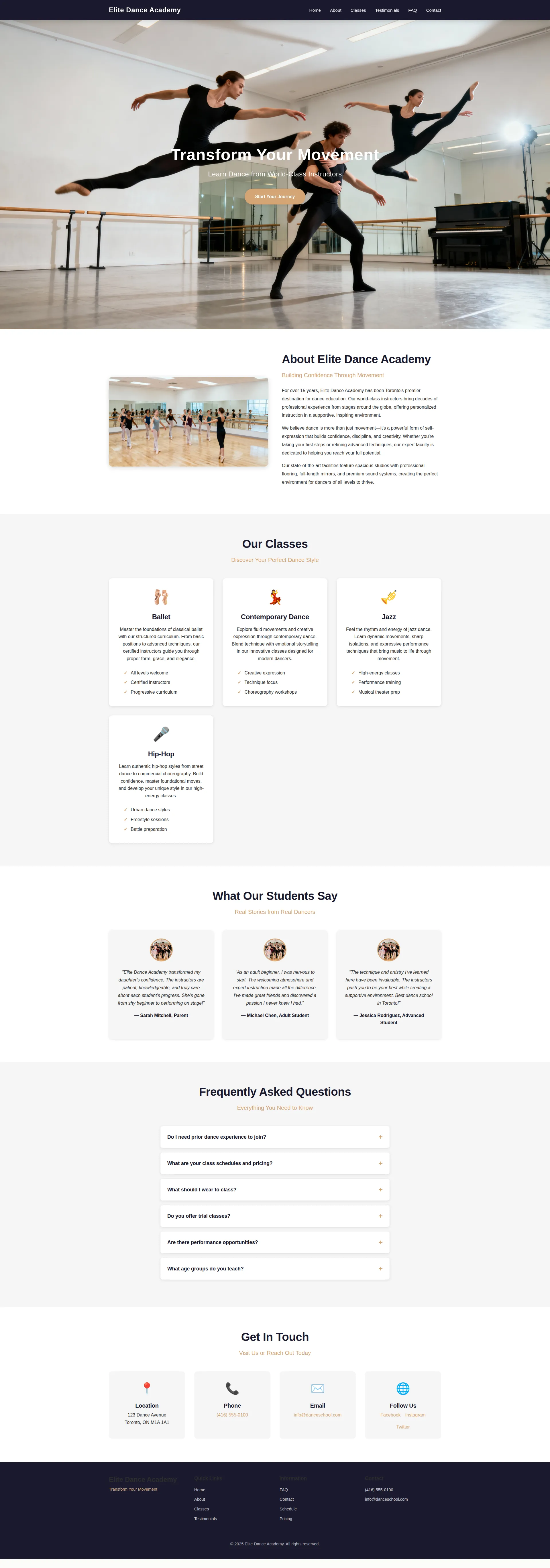 Dance Studio & Classes Preview