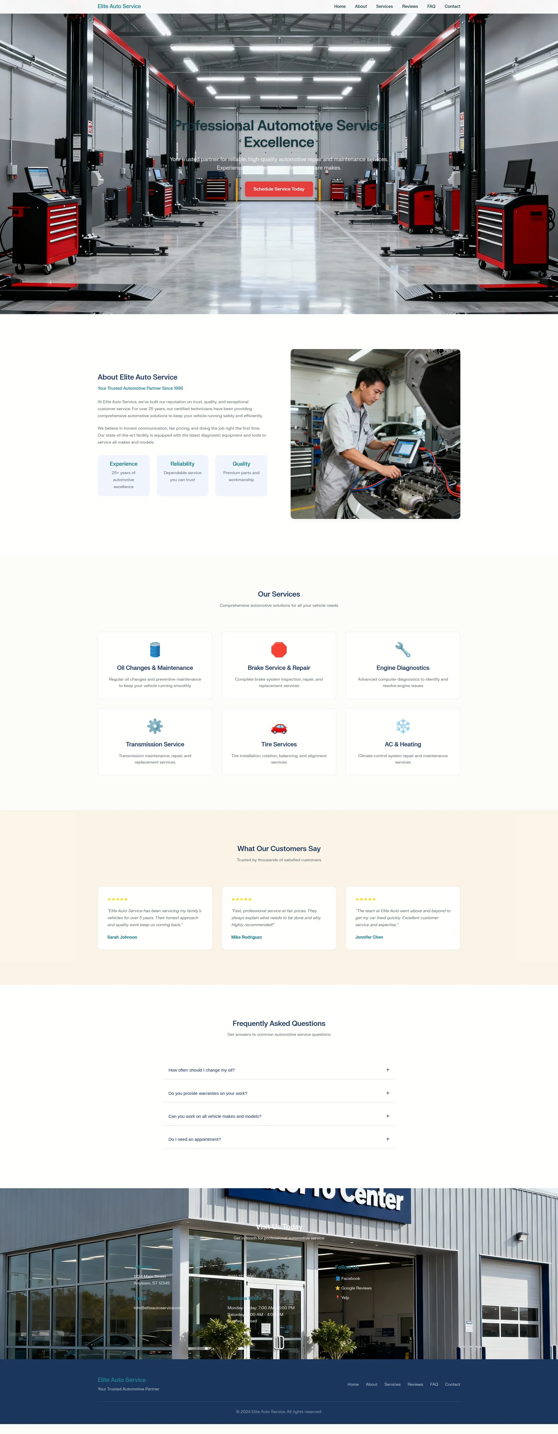 Mobile Mechanic Services Preview
