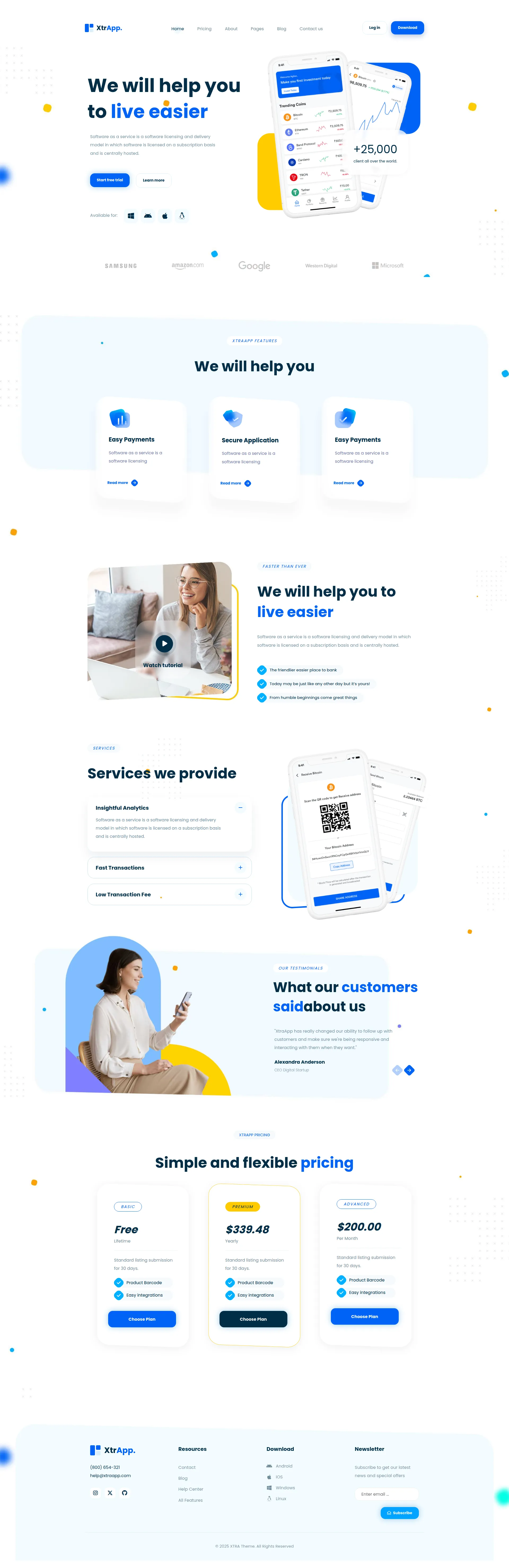 App Landing Page Pro Preview