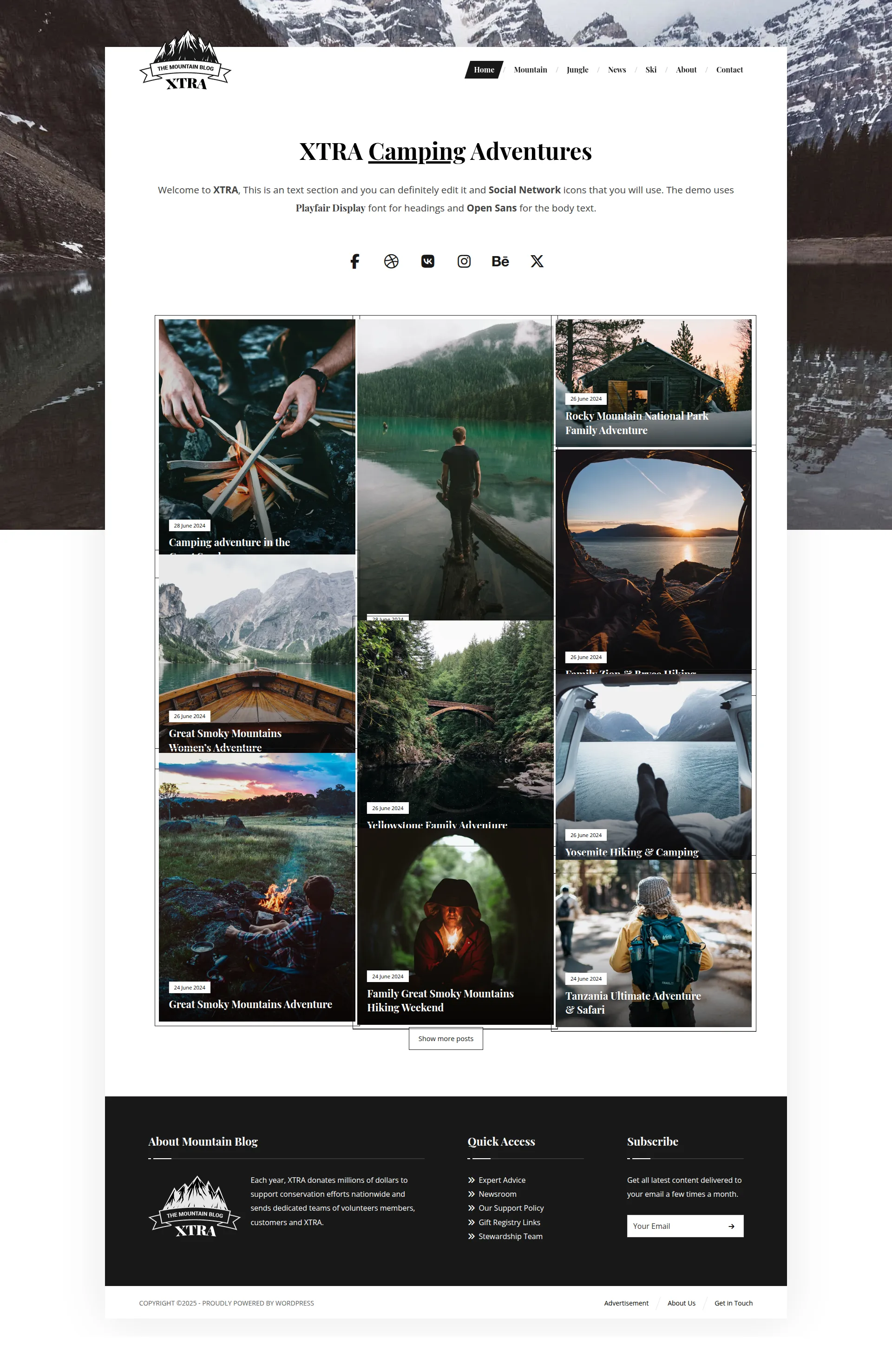 Outdoor Camping & Adventure Preview