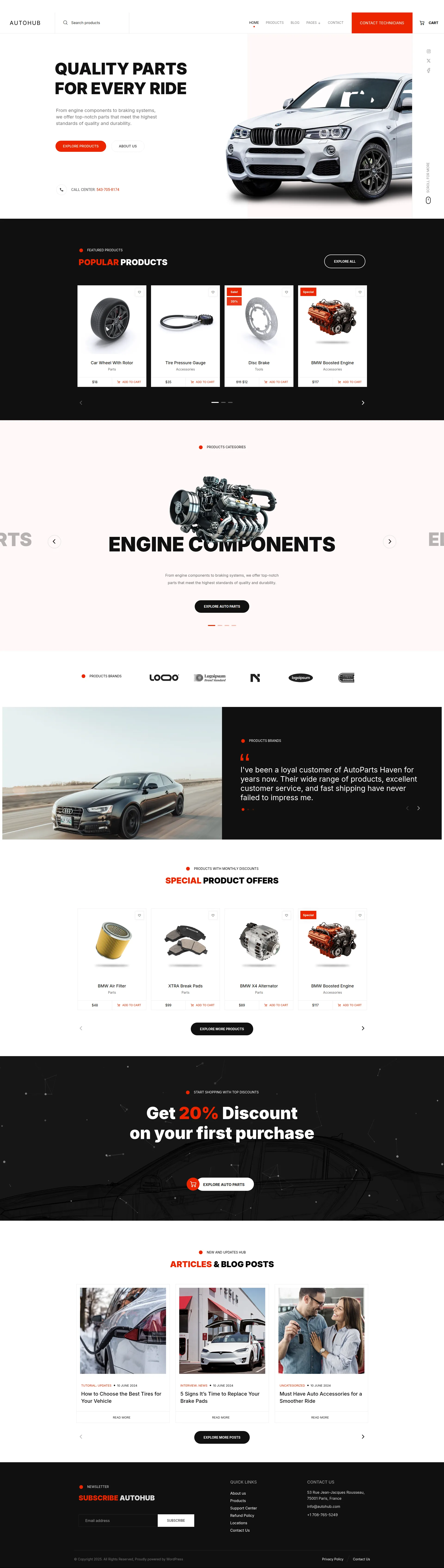 Auto Parts Store & Services Preview