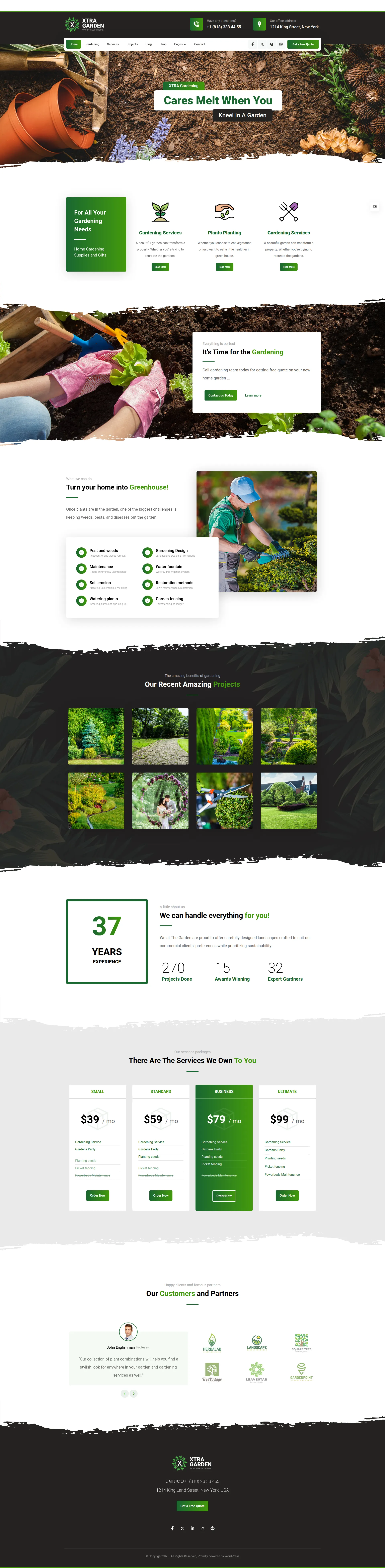 Gardening & Landscaping Services Preview