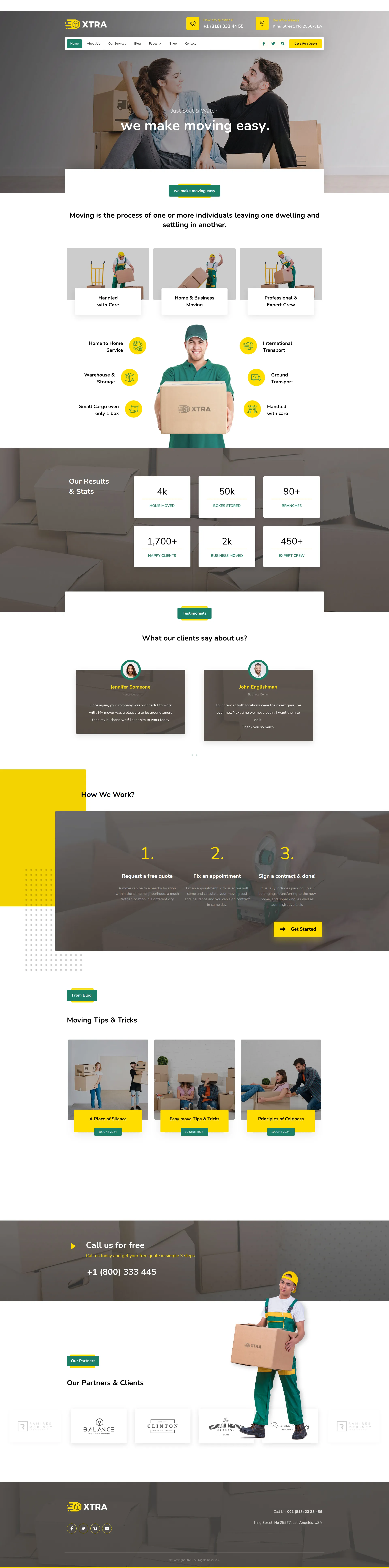 Moving & Relocation Services Pro Preview