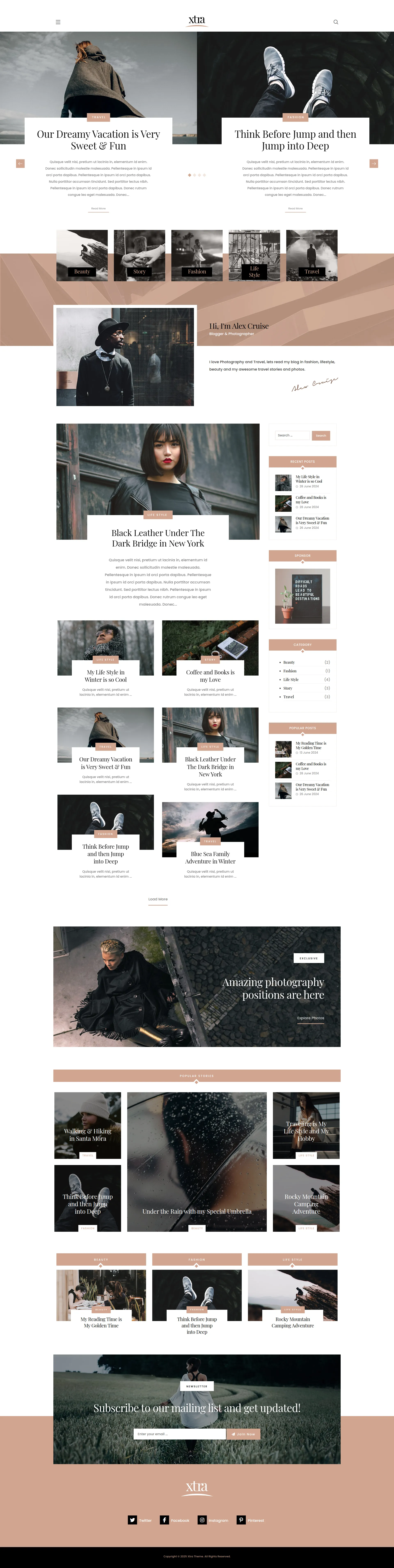 Modern Personal Blogging Preview