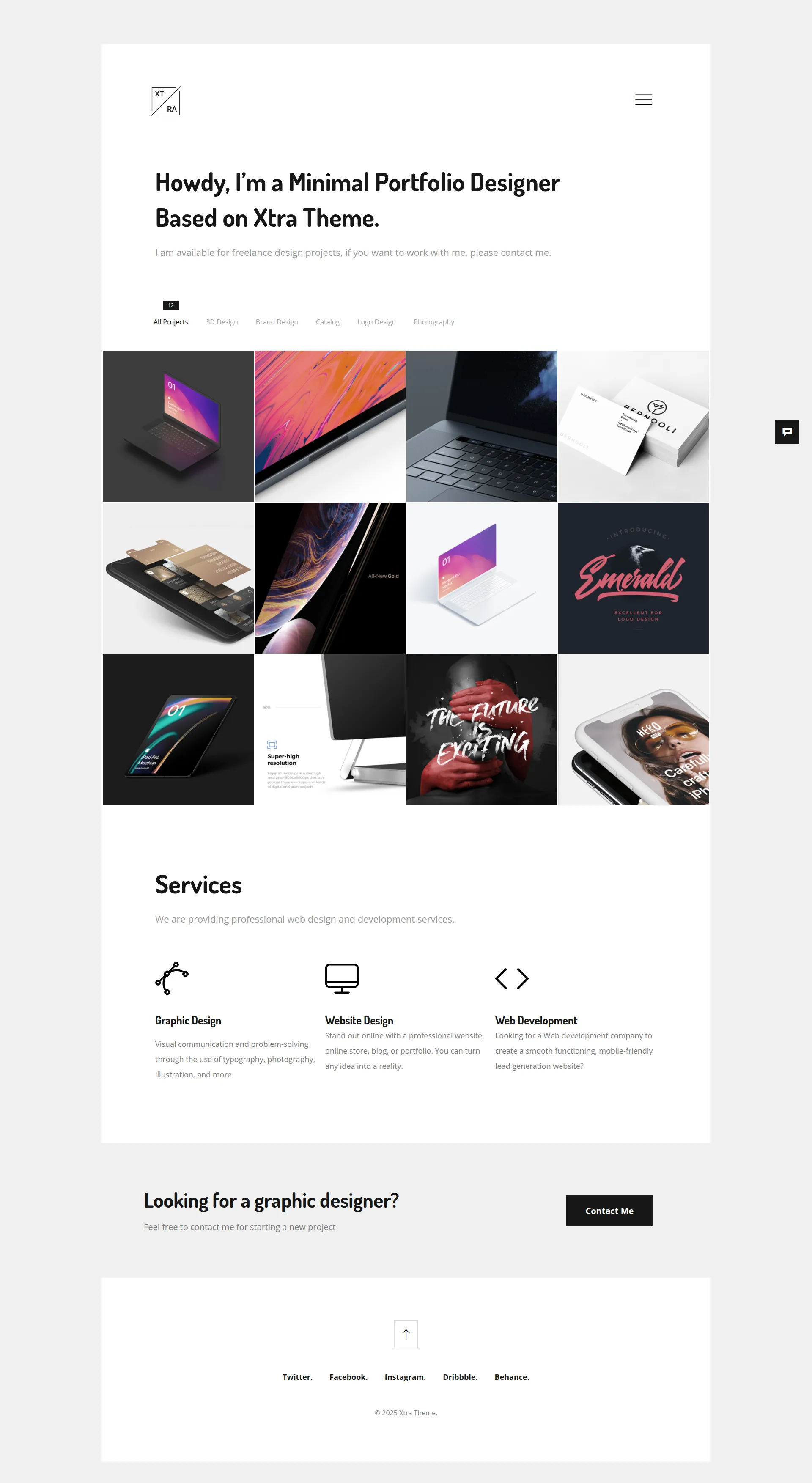 Professional Portfolio Pro Preview