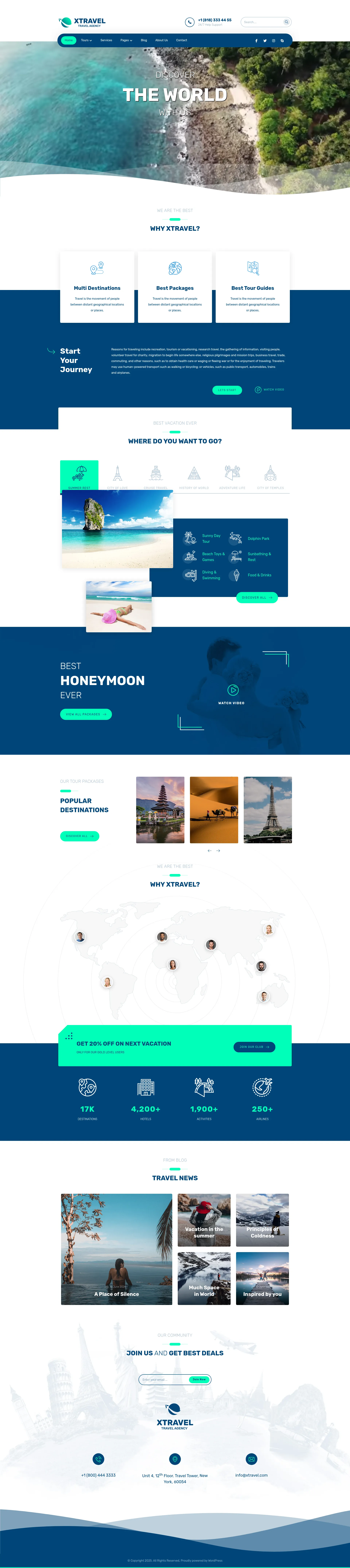 Travel Agency & Tours Preview