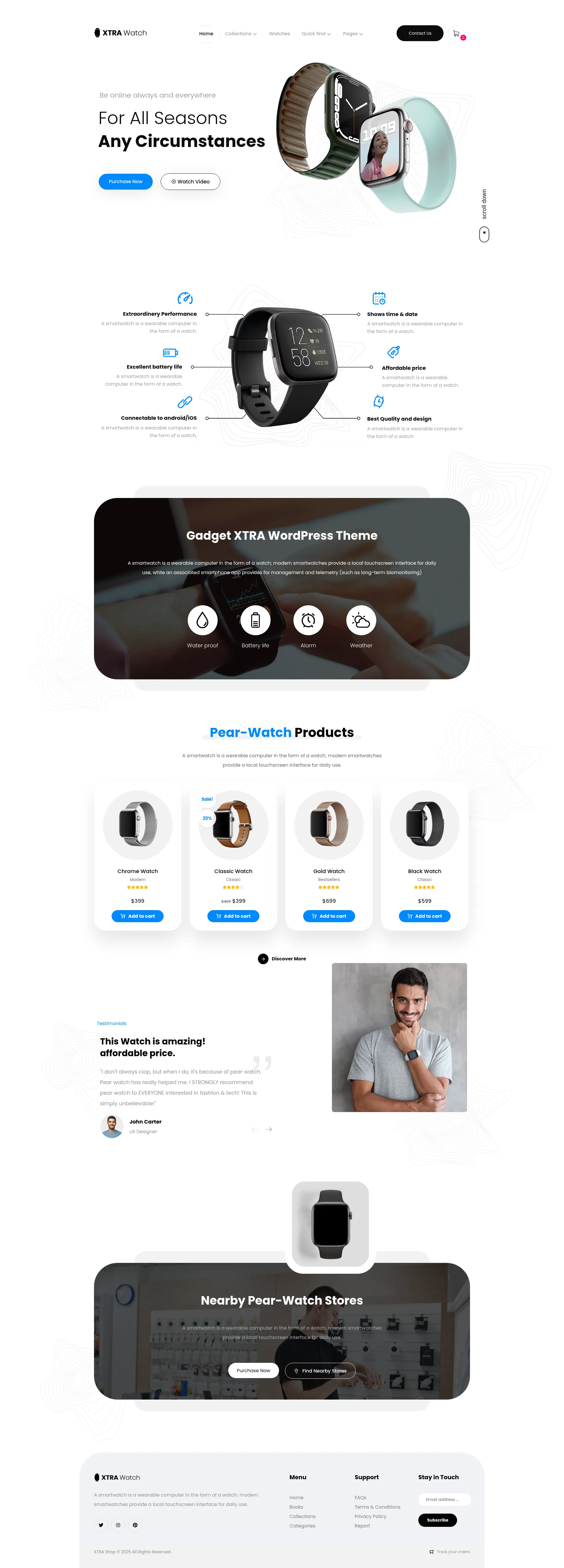 Watch & Timepiece Store Preview